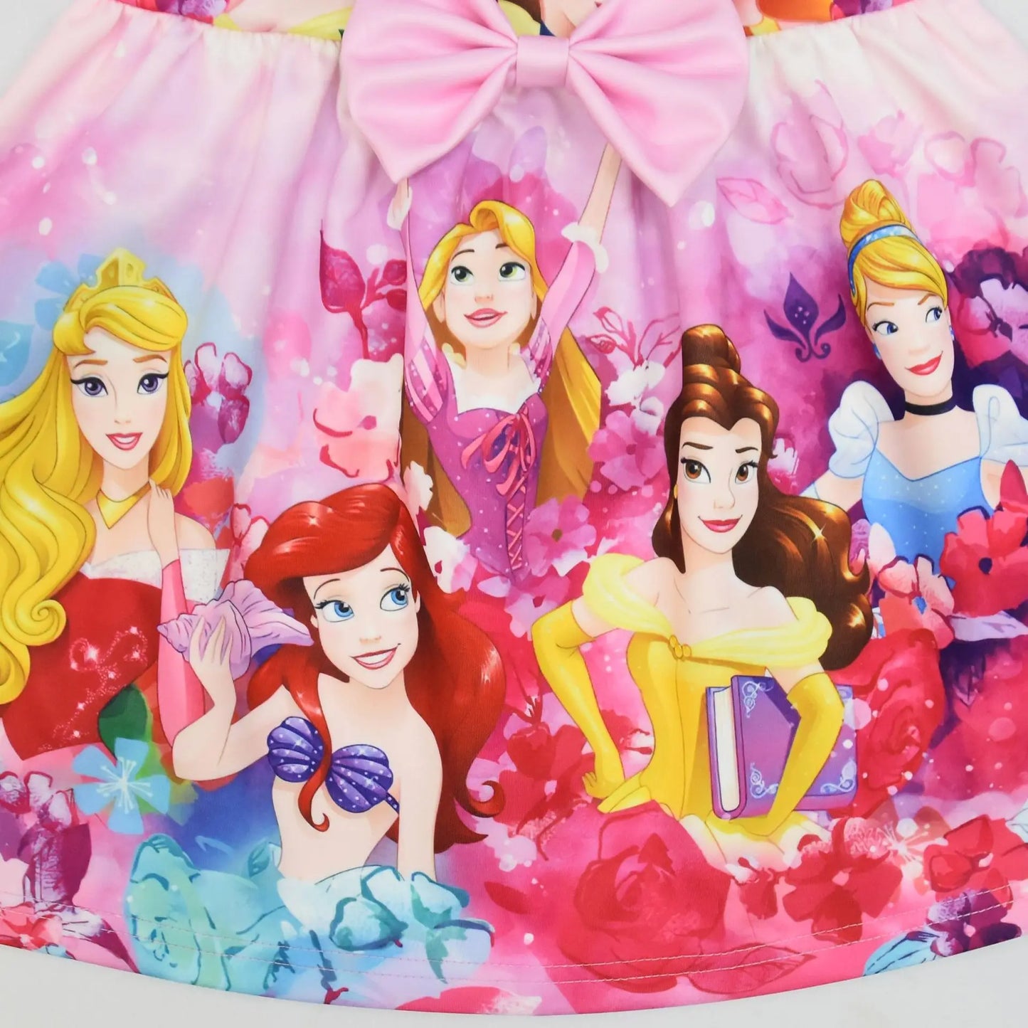 Disney Princess Children's Skirt Mermaid Snow White Cinderella Girl  Dress Birthr Kids