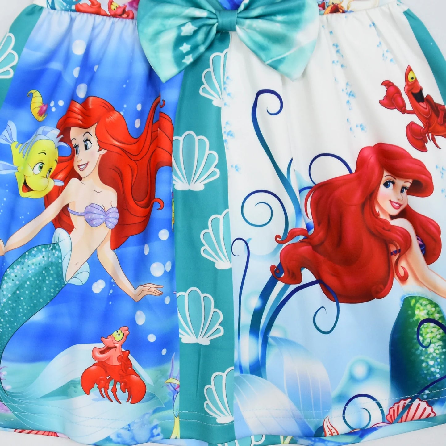 Disney Princess Children's Skirt Mermaid Snow White Cinderella Girl  Dress Birthr Kids